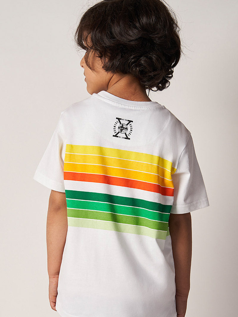 Bharat-India Striped T-shirt - Not for Boomers