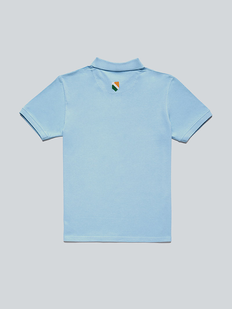 Bharat-India Polo Shirt - Blue
