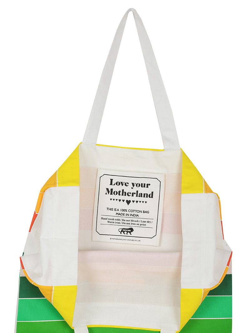 Striped Tote Bag