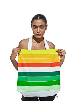 Striped Tote Bag