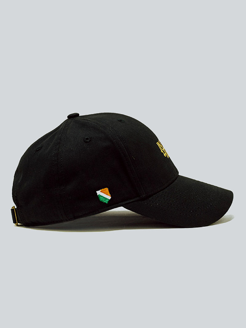 Bharat-India Cap - Black
