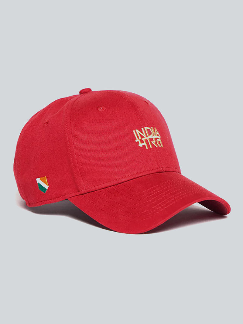 Bharat-India Cap - Red