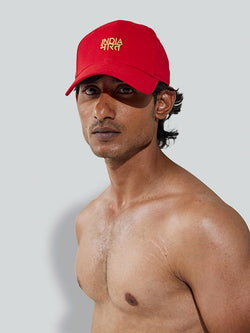 Bharat-India Cap - Red