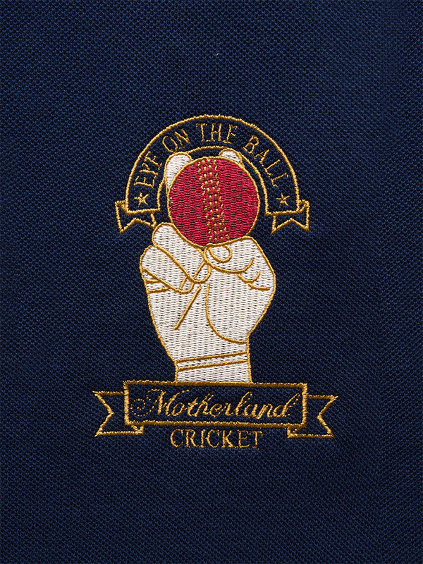 Cricket Polo Shirt - Navy & Maroon