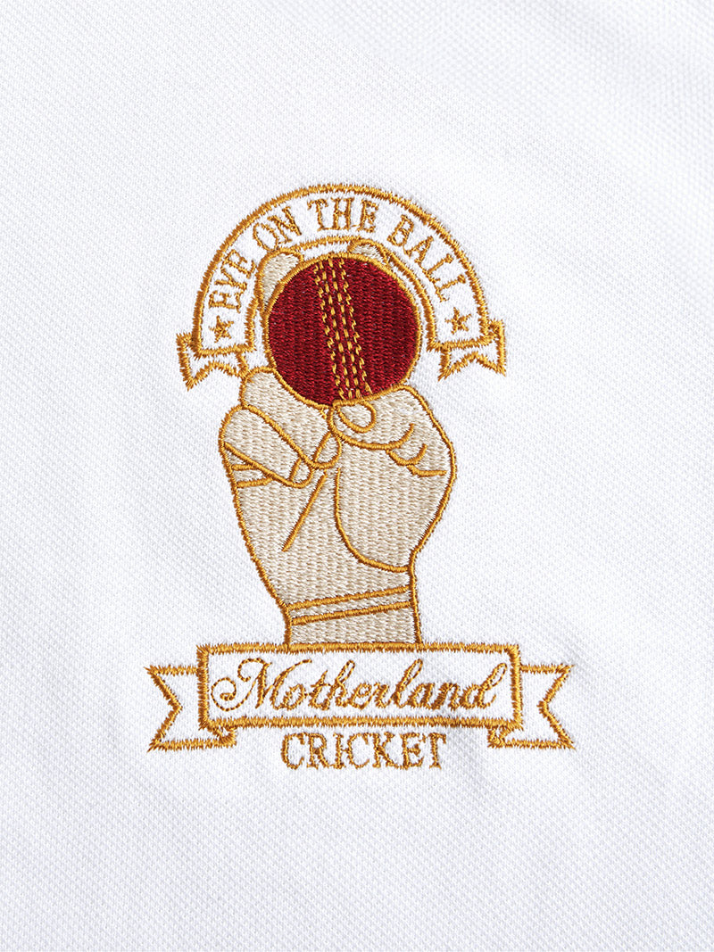 Cricket Polo Shirt - White and Cricket Cap - Navy