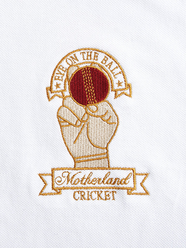 Cricket Polo Shirt - White