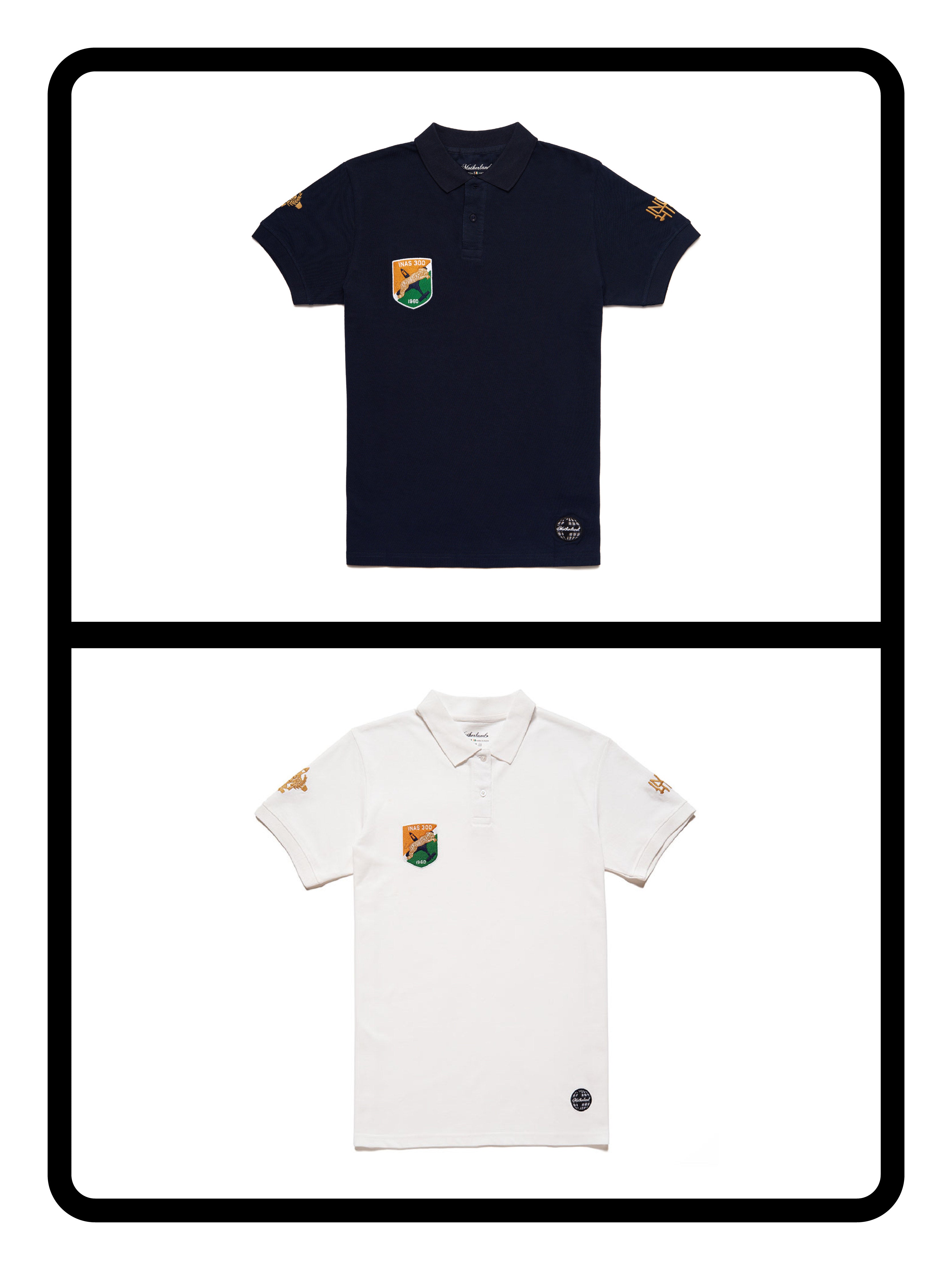 White Tiger Polo Combo | 100% Cotton, Navy & White Premium