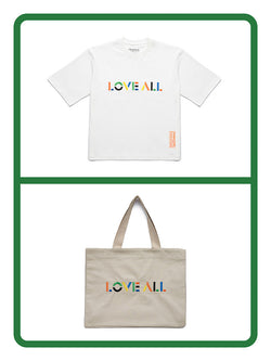 Love All T-Shirt & Tote Bag Combo