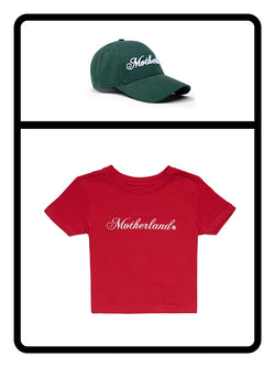 Motherland Classic Crop Top & Motherland Cap