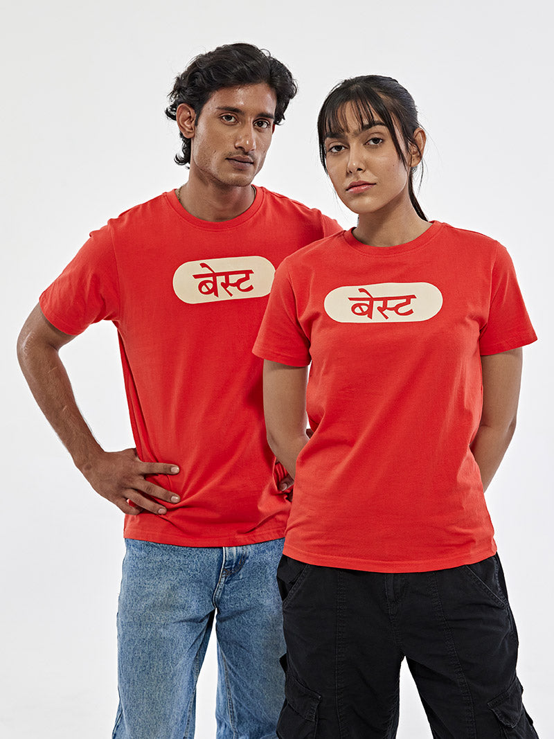 Motherland Bold Red Mumbai T-Shirt – BEST of Mumbai