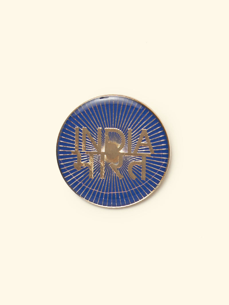 Bharat-India Badge | Premium Enamel Metal, 35mm Design