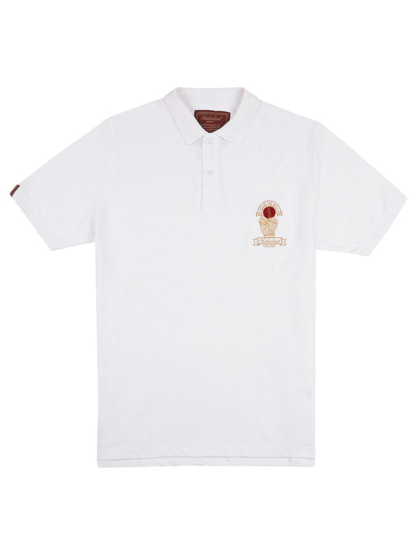 Cricket Polo Shirt - White