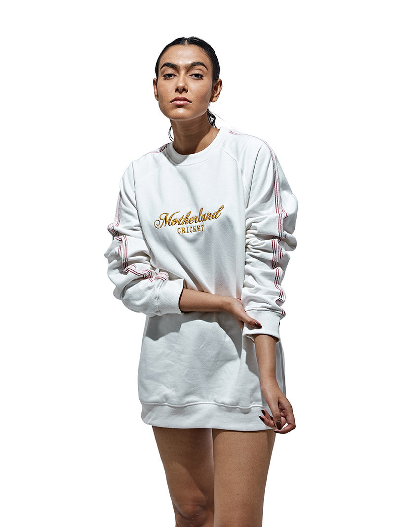 Cricket Sweatshirt - White