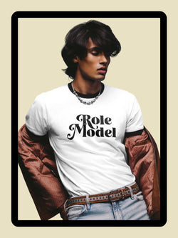 ROLE MODEL T-SHIRT (BLACK & WHITE)