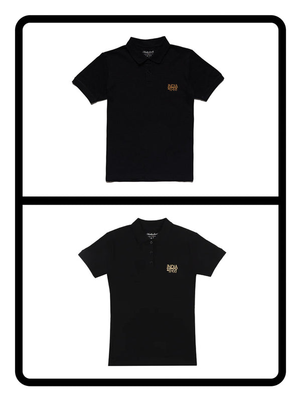 Bharat-India Polo Shirt - Couple Combo