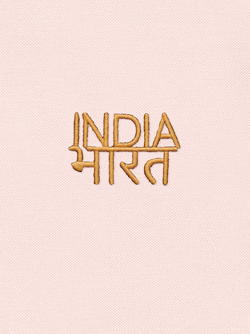 Bharat-India Polo Shirt - Pink