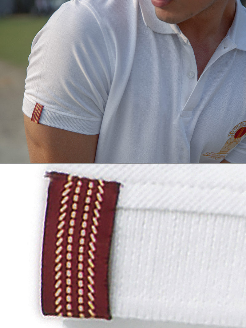 Cricket Polo Shirt - White