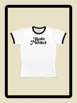 ROLE MODEL T-SHIRT (BLACK & WHITE)