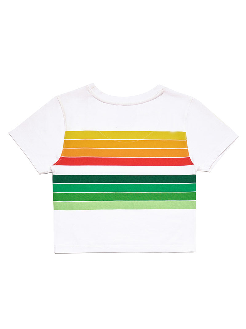Striped T-shirt - Crop