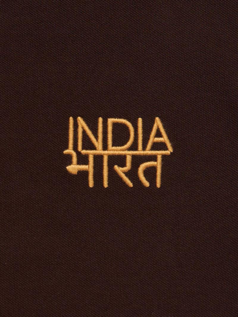 Bharat-India Polo Shirt - Brown