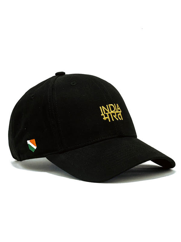 Bharat-India Cap - Black