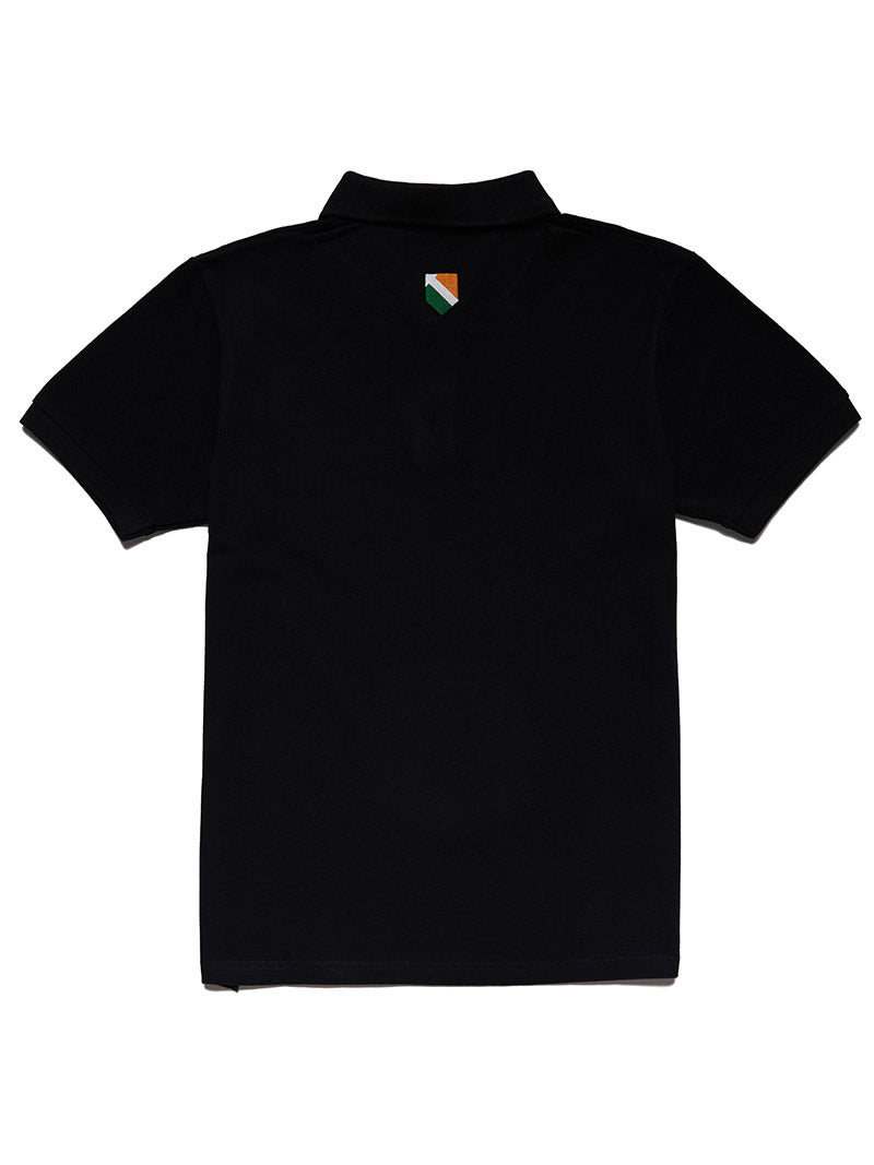 Bharat-India Polo Shirt - Black